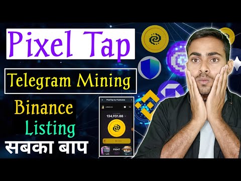 Pixel Tap Best Telegram Mining App 🔥| Tapswap ka Baap Pixelverse Mininig || Pixel Tap Real or Fake