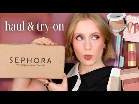 Sephora Sale Haul & Try On (I went a little crazy! 🤭)