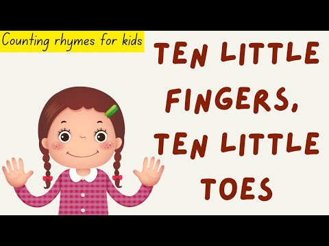 Ten Little Fingers, Ten Little Toes | Fun & Easy English Rhyme for Kids