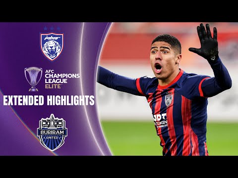 Johor Darul Ta'zim vs. Buriram United: Extended Highlights | AFC Champions League Elite | CBS Sports