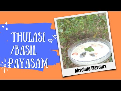 Thulasi Payasam | Thulasi kheer | Basil  Payasam