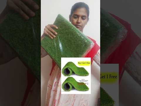 Artificial Green grass mats from #meesho #meeshohomedecorhaul #meeshohaul #homedecor #shorts