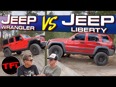 Can a Cheap $5,000 Jeep Liberty KEEP UP With a Brand-New $65,000 Jeep Wrangler?