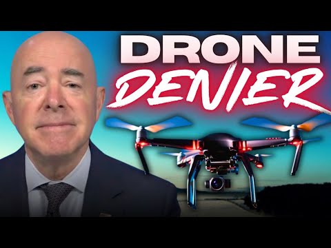 DRONE DENIER! Alejandro Mayorkas. OUTRAGEOUS STATEMENTS!!