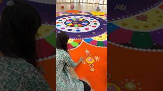 Rangoli design for Diwali festival | Diwali decorations unique idea | #diwalispecial