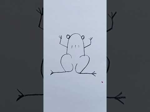 Easy frog drawing | easy drawing for kids