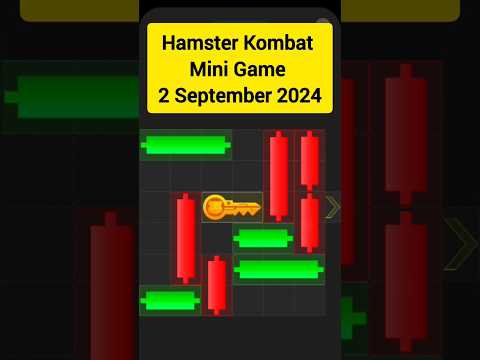 Hamster Kombat Mini Game 2 September 2024 #hamsterkombat #minigame