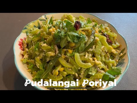 Healthy Pudalangai Poriyal/ Snake Gourd Recipe Chettinad Style