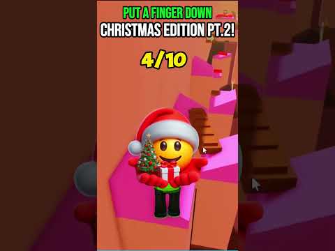 Put A Finger Down - CHRISTMAS Edition (PT 2)🎄 #shorts #roblox