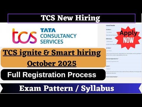 TCS Smart Ignite Hiring 2025: Eligibility, Test Pattern & Registration Guide