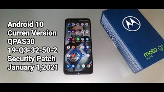 Motorola Moto G9 Plus Software Security Update 2021 January
