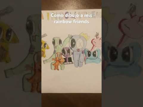 Como dibujo a mis rainbow friends