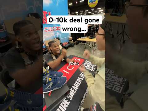 0-10k sneaker deal gone wrong…