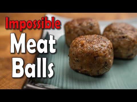 Impossible Meatballs Recipe - Easy Meatballs with Impossible Meat (vegan and plant based)