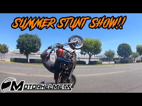 SUMMER STUNT SHOW // MOTORHELMETS //  STREET STUNT // NRMC