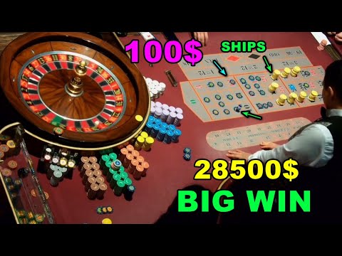 WATCH BIG BET SHIPS 100$ IN TABLE ROULETTE BIG WIN 28500$ NEW SESSION NIGHT MONDAY 🎰✔️2024-12-10