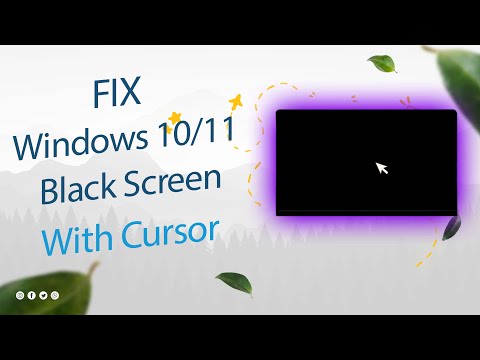 How to fix windows 10/11 black screen with cursor in tamil