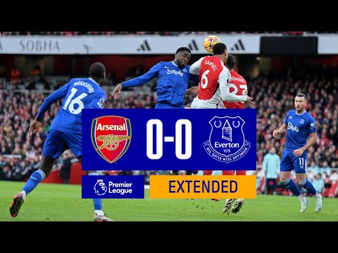 EXTENDED HIGHLIGHTS: Arsenal 0-0 Everton