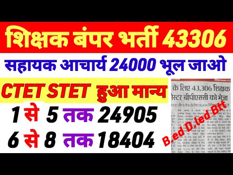 Teacher Vacancy 2024 🔥BPSC Latest News Today | BPSC teacher Vacancy News | BPSC Teacher | BPSC NEWS