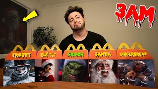 DO NOT ORDER ALL CHRISTMAS HAPPY MEALS AT 3 AM!! (GROSS)