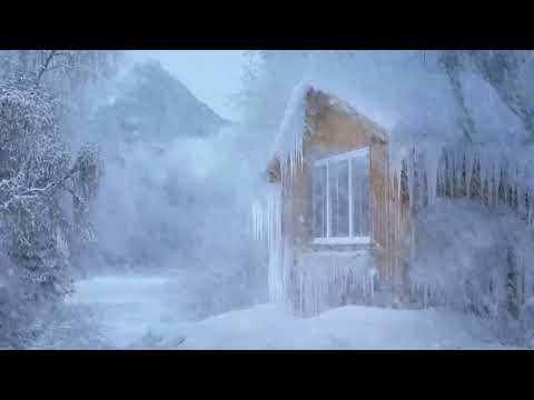 Ultimate Freezing Snowstorm Sounds for Sleeping | Howling Wind & Loud Blowing Snow | Windy Night