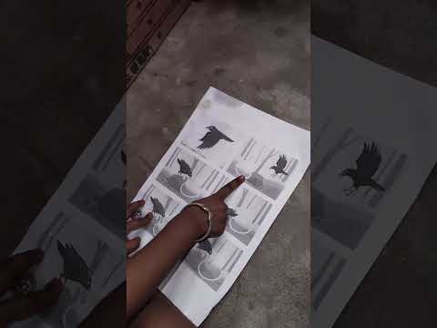 Thirsty crow story 1st government school tamil medium student credit class miss👏👏