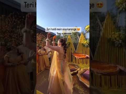 Haldi ceremony | couple shoot on haldi | trending haldi videos #haldiceremony #couple #trendingreels