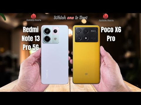 Redmi Note 13 Pro 5G vs Poco X6 Pro  Full comparison ⚡Which one is Best