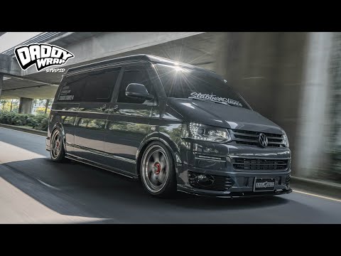 Daddy_wraps 老爸包膜 X STABBER LIFE VW T5 Multivan 瑪瑙深灰