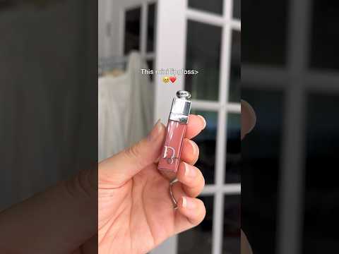 Mini Dior Lipgloss🥹 #miniature #swatches #dior #sample #lipgloss #lipplumper #sephora #mini #shorts