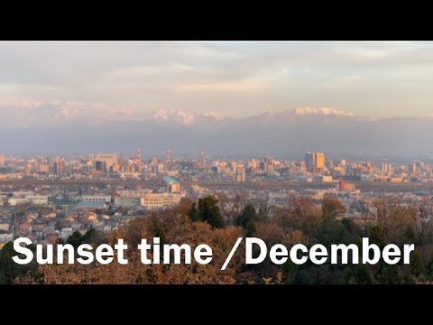 Hidden Japan   37 　   夕暮れの富山平野　  Sunset of Toyama Plane