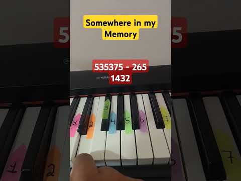 Somewhere in My Memory – Easy Piano Tutorial 🎹 #shorts #pianotutorial #christmas