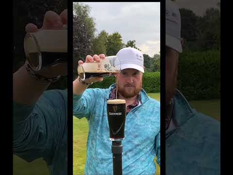 The Guinness put up a fight..#golf #viralvideo #gaming