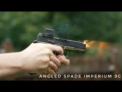 Angled Spade Imperium 9C - Glock 19 Integrally Compensated Slide