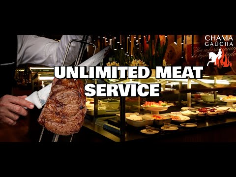 $52/person All You Can Eat Brazilian Steakhouse at Chama Gaucha Houston TX