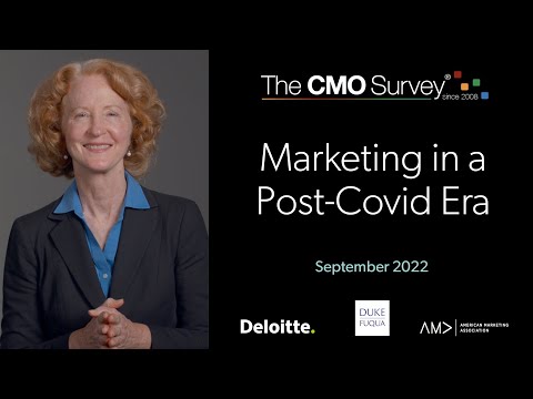 Marketing in a Post-Covid Era: The CMO Survey - September 2022