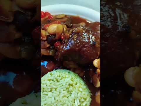 Tender & Juicy cow Foot and beans Jamaican food