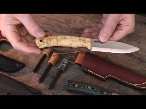 Swedish Forest Knife No.10, the start of Casström - Curly Birch handle