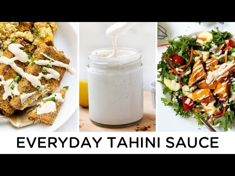 SUPER *EASY* TAHINI SAUCE + 5 Ways to Use It