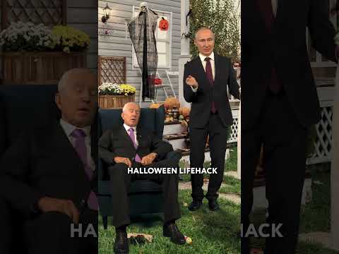 Life hack for Halloween #lifehack #photo #Putin #biden