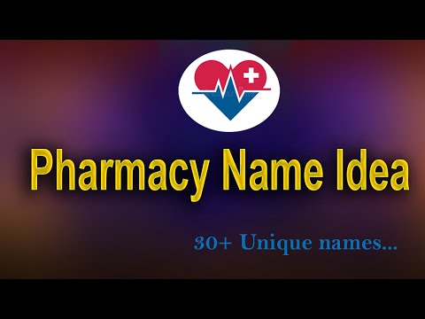 Pharmacy name idea. Pharmacy business shop name list. Medical & Medicine Shop Names. drug shop name