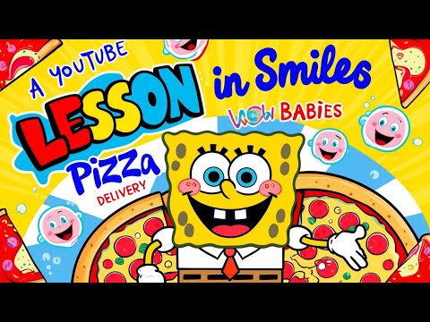 SpongeBob’s Pizza Deliver| A Lesson in Smiles| Wow Babies|#moralstories