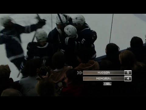 Hudson boys hockey beats Eau Claire Memorial at Hobbs