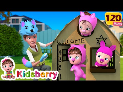 🐷 🐷 The Story of Three Little Pigs 🐷 🐷 + More Popular Kid's Songs & Nursery Rhymes - Kidsberry