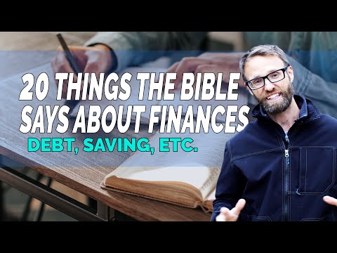 20 Things The Bible Says About Finances, DEBT, SAVING, RETIREMENT, INVESTING, ETC.