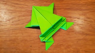 Origami Jumping Paper Frog | Fun & Easy Origami