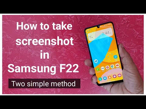 How to take screenshot in samsung f22