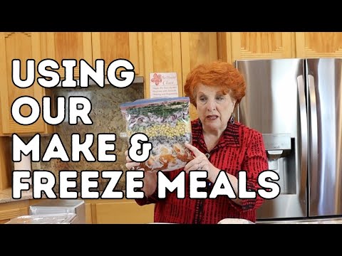 Using Our Make & Freeze Meals