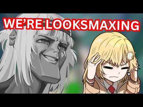 Gura and Ame talk about mewing and looksmaxing