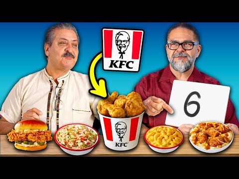 Mexican Dads Try the ENTIRE KFC Menu!